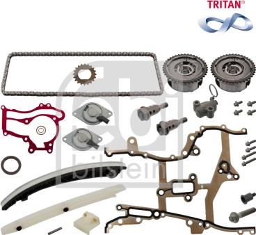 Febi Bilstein 49455 - Pavaros grandinės komplektas onlydrive.pro