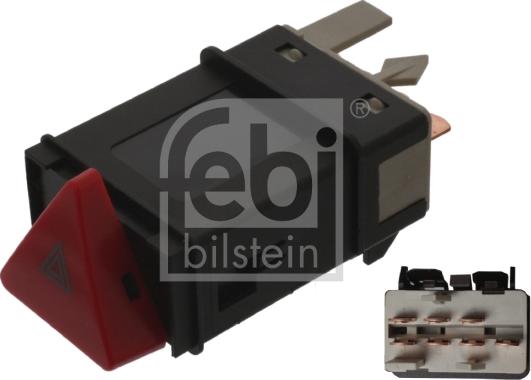 Febi Bilstein 44393 - Avārijas gaismas signāla slēdzis onlydrive.pro