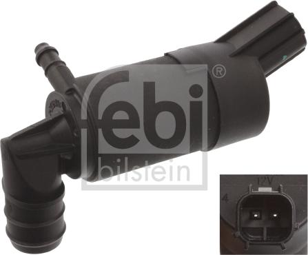 Febi Bilstein 45038 - Vandens siurblys, priekinio stiklo plovimas onlydrive.pro