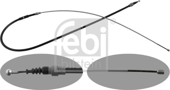 Febi Bilstein 48308 - Cable, parking brake onlydrive.pro