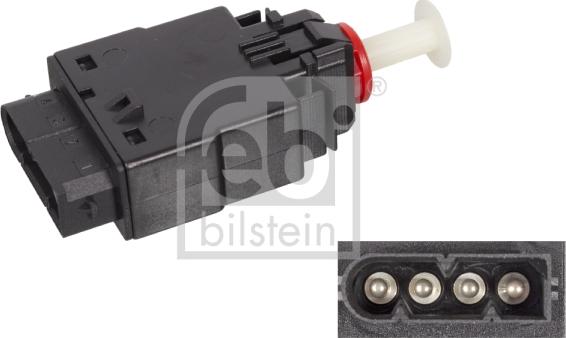 Febi Bilstein 06035 - Brake Light Switch / Clutch onlydrive.pro