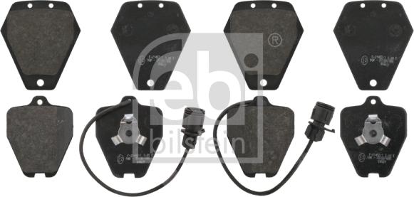 Febi Bilstein 16999 - Brake Pad Set, disc brake onlydrive.pro