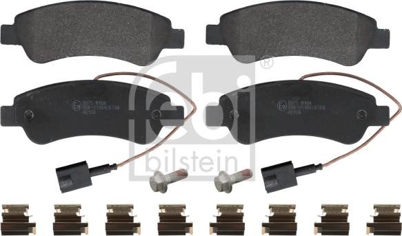 Febi Bilstein 16956 - Brake Pad Set, disc brake onlydrive.pro