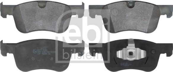 Febi Bilstein 16957 - Brake Pad Set, disc brake onlydrive.pro