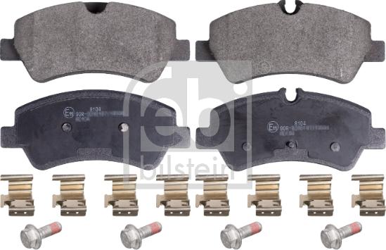 Febi Bilstein 16963 - Brake Pad Set, disc brake onlydrive.pro