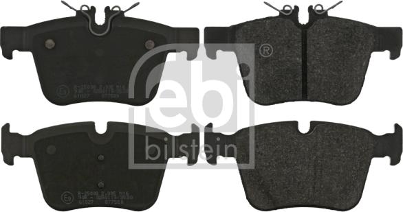 Febi Bilstein 16989 - Brake Pad Set, disc brake onlydrive.pro