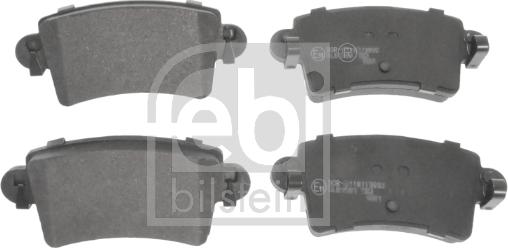 Febi Bilstein 16493 - Brake Pad Set, disc brake onlydrive.pro