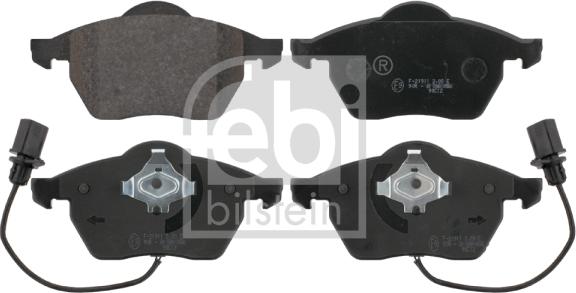 Febi Bilstein 16447 - Brake Pad Set, disc brake onlydrive.pro