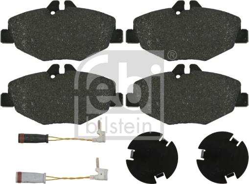 Febi Bilstein 16452 - Brake Pad Set, disc brake onlydrive.pro