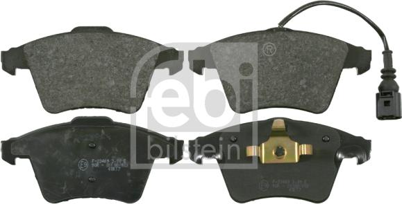 Febi Bilstein 16465 - Brake Pad Set, disc brake onlydrive.pro