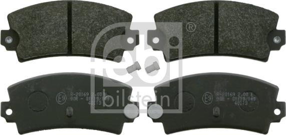 Febi Bilstein 16407 - Brake Pad Set, disc brake onlydrive.pro