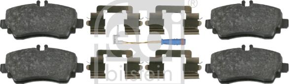 Febi Bilstein 16439 - Тормозные колодки, дисковые, комплект onlydrive.pro