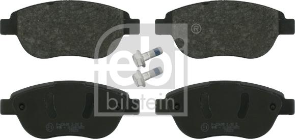Febi Bilstein 16422 - Brake Pad Set, disc brake onlydrive.pro