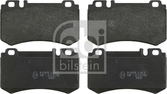 Febi Bilstein 16475 - Тормозные колодки, дисковые, комплект onlydrive.pro