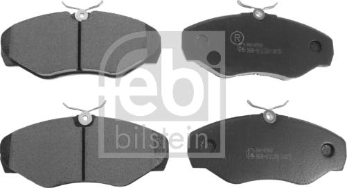 Febi Bilstein 16473 - Brake Pad Set, disc brake onlydrive.pro