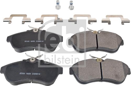 Febi Bilstein 16591 - Brake Pad Set, disc brake onlydrive.pro