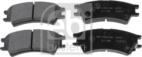 Febi Bilstein 16541 - Brake Pad Set, disc brake onlydrive.pro