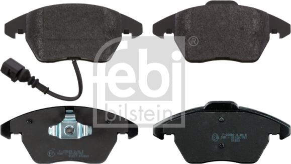 Febi Bilstein 16502 - Brake Pad Set, disc brake onlydrive.pro