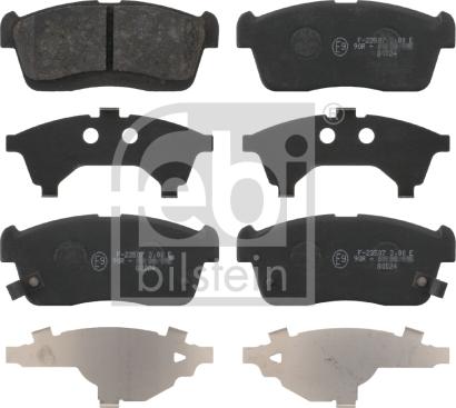 Febi Bilstein 16662 - Brake Pad Set, disc brake onlydrive.pro