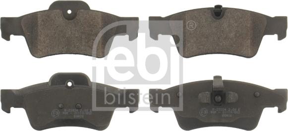 Febi Bilstein 16615 - Brake Pad Set, disc brake onlydrive.pro