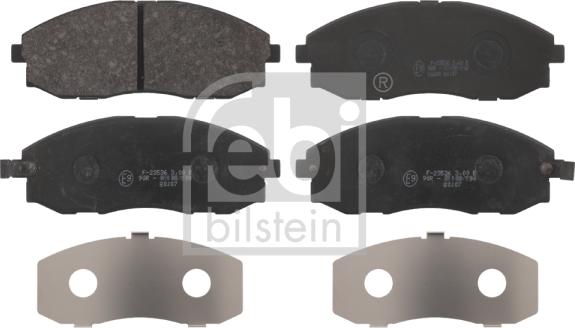 Febi Bilstein 16680 - Brake Pad Set, disc brake onlydrive.pro