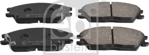 Febi Bilstein 16683 - Brake Pad Set, disc brake onlydrive.pro
