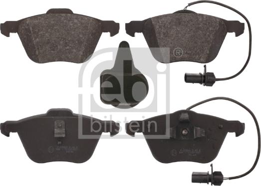 Febi Bilstein 16629 - Brake Pad Set, disc brake onlydrive.pro