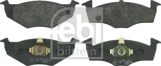 Febi Bilstein 16006 - Brake Pad Set, disc brake onlydrive.pro