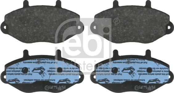 Febi Bilstein 16036 - Brake Pad Set, disc brake onlydrive.pro