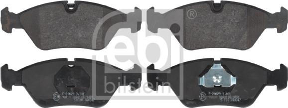 Febi Bilstein 16026 - Brake Pad Set, disc brake onlydrive.pro