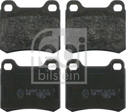 Febi Bilstein 16154 - Brake Pad Set, disc brake onlydrive.pro