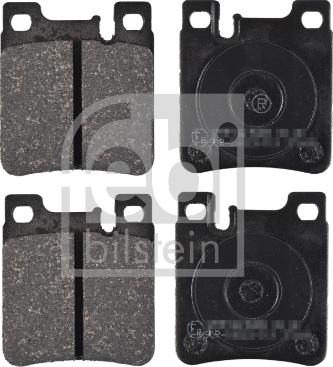 Febi Bilstein 16158 - Brake Pad Set, disc brake onlydrive.pro