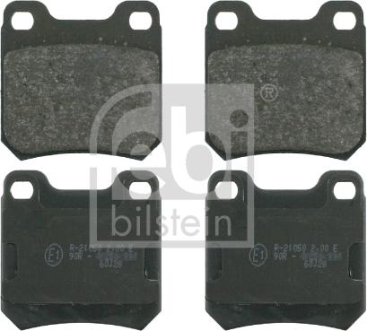 Febi Bilstein 16133 - Brake Pad Set, disc brake onlydrive.pro