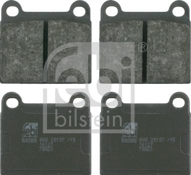 Febi Bilstein 16127 - Brake Pad Set, disc brake onlydrive.pro