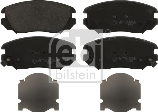 Febi Bilstein 16895 - Brake Pad Set, disc brake onlydrive.pro