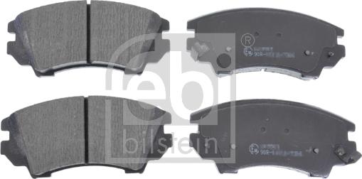 Febi Bilstein 16892 - Brake Pad Set, disc brake onlydrive.pro