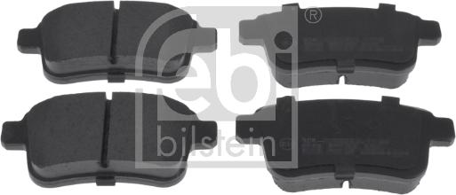 Febi Bilstein 16897 - Brake Pad Set, disc brake onlydrive.pro