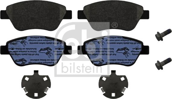 Febi Bilstein 16859 - Brake Pad Set, disc brake onlydrive.pro