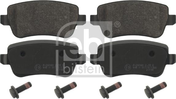 Febi Bilstein 16852 - Brake Pad Set, disc brake onlydrive.pro