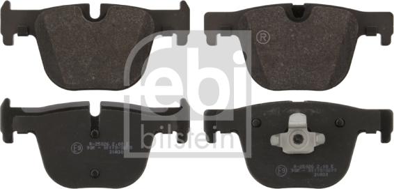 Febi Bilstein 16867 - Brake Pad Set, disc brake onlydrive.pro