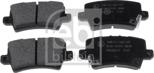 Febi Bilstein 16801 - Brake Pad Set, disc brake onlydrive.pro