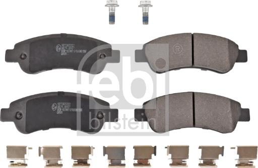 Febi Bilstein 16814 - Brake Pad Set, disc brake onlydrive.pro