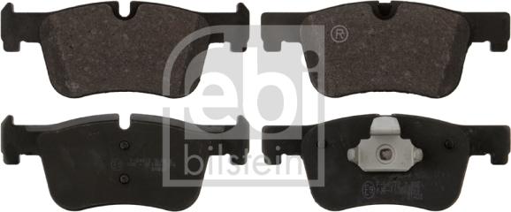 Febi Bilstein 16884 - Brake Pad Set, disc brake onlydrive.pro