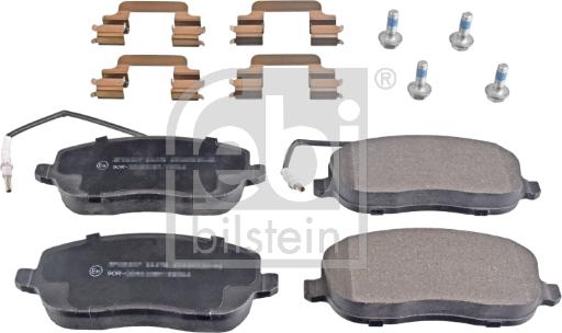 Febi Bilstein 16827 - Brake Pad Set, disc brake onlydrive.pro