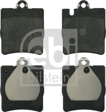 Febi Bilstein 16399 - Brake Pad Set, disc brake onlydrive.pro