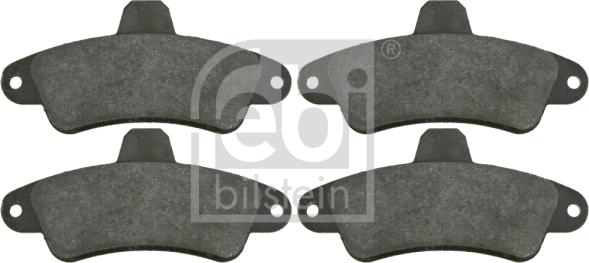 Febi Bilstein 16393 - Brake Pad Set, disc brake onlydrive.pro