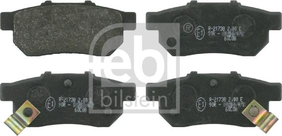 Febi Bilstein 16301 - Brake Pad Set, disc brake onlydrive.pro