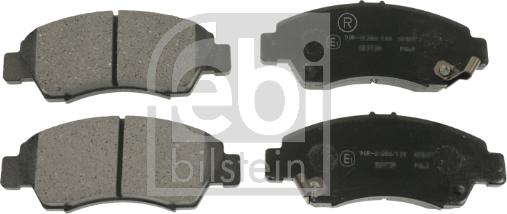 Febi Bilstein 16303 - Brake Pad Set, disc brake onlydrive.pro