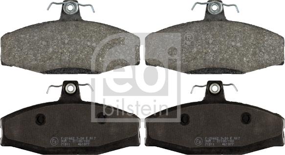 Febi Bilstein 16386 - Brake Pad Set, disc brake onlydrive.pro