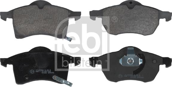 Febi Bilstein 16232 - Brake Pad Set, disc brake onlydrive.pro